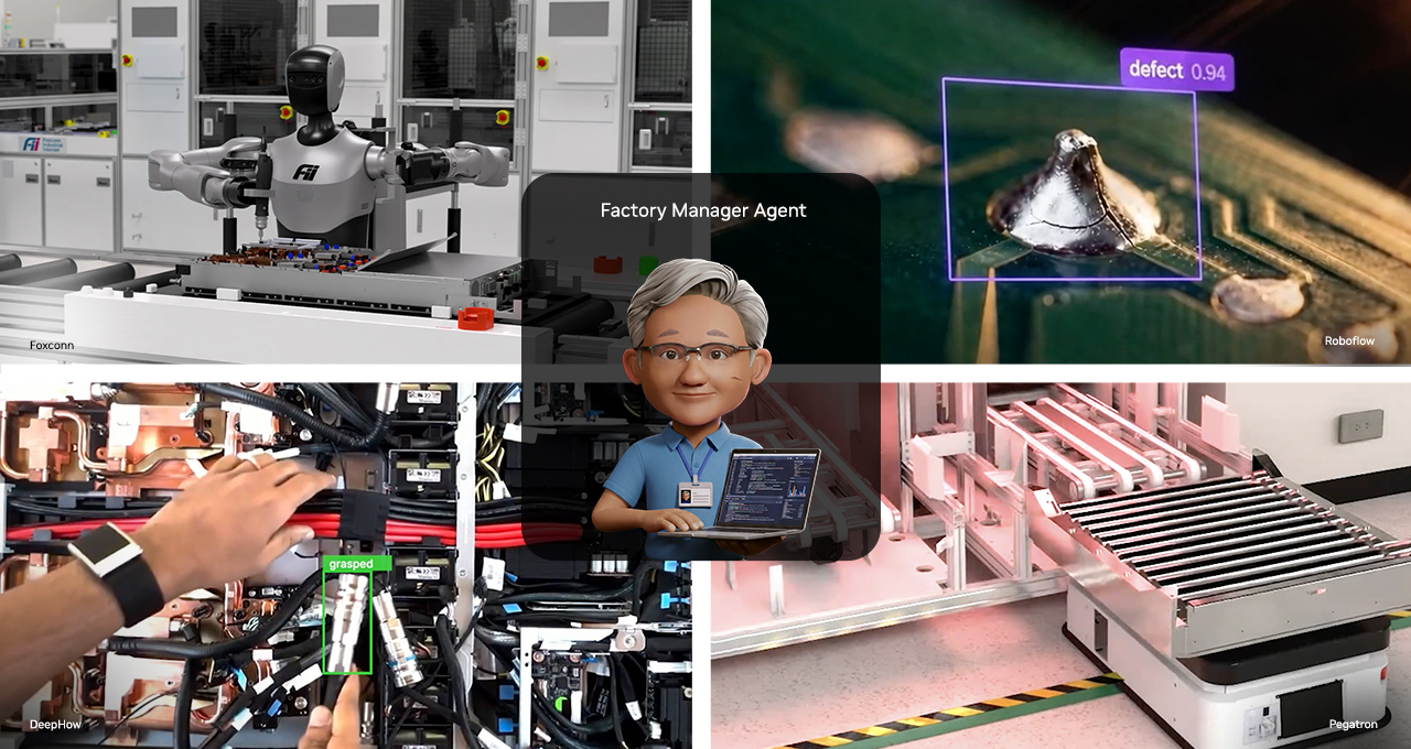 NVIDIA Factory Operations Blueprint Gives Factories a New AI Brain