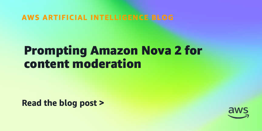 Prompting Amazon Nova 2 for content moderation