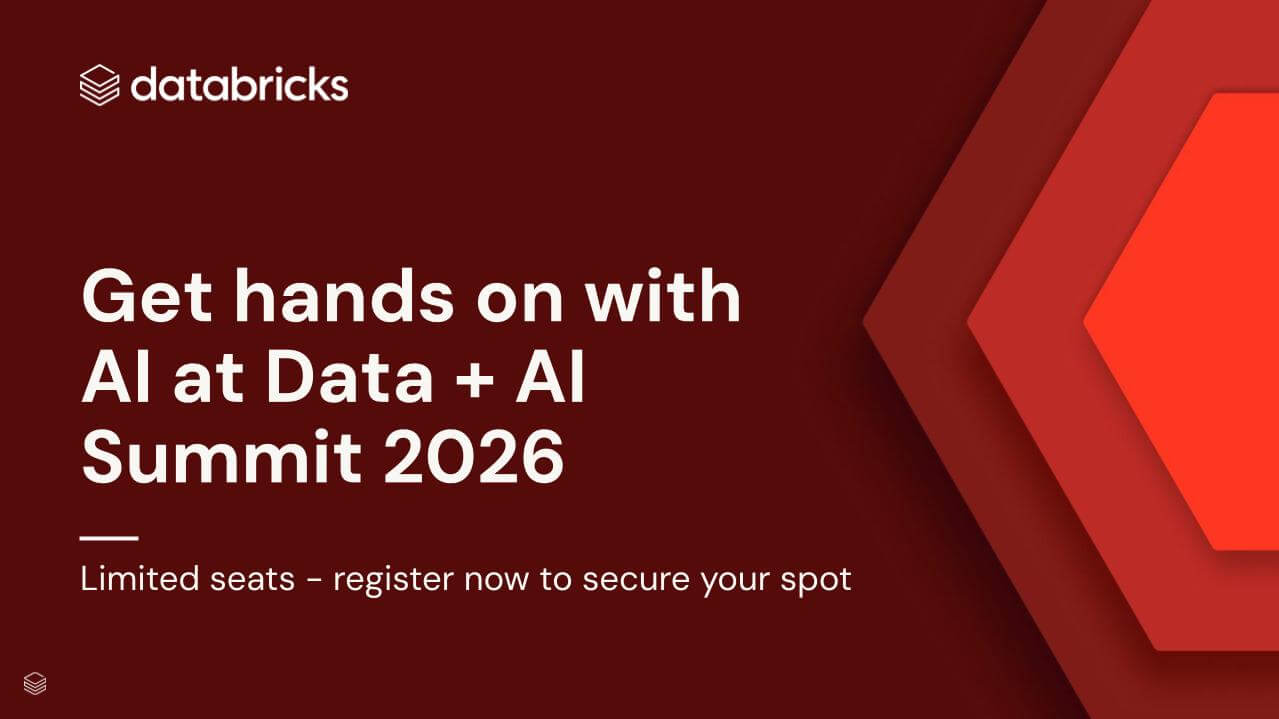 Get hands on with agents, vibe coding and more at Data+ AI Summit