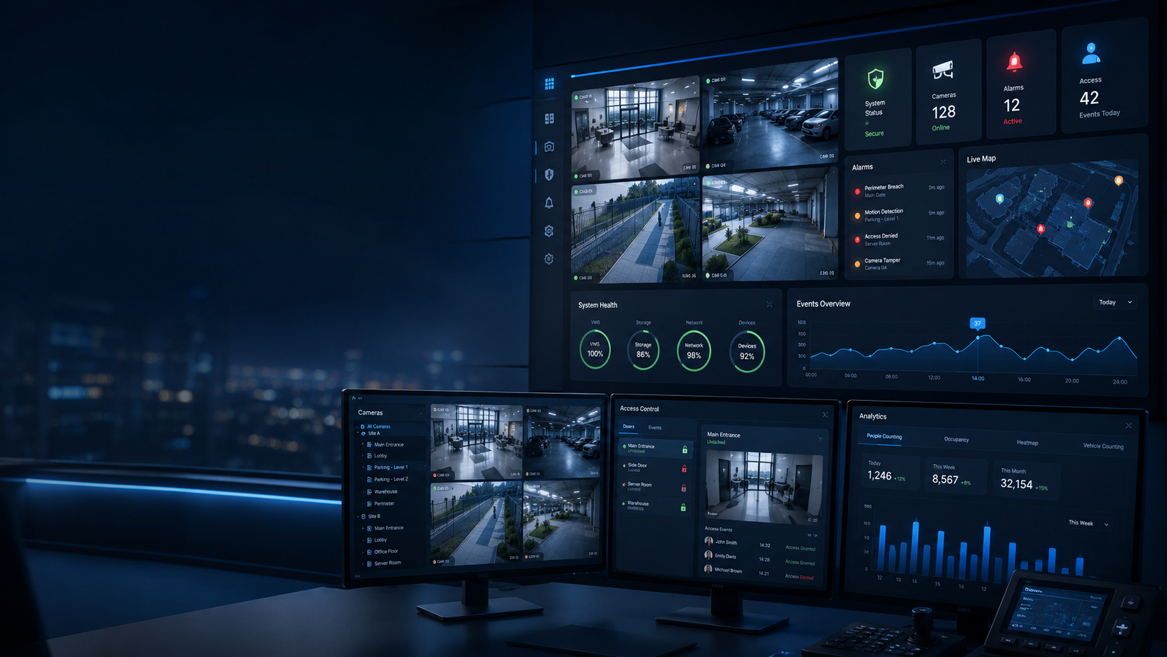 Building Unified Dashboards for CCTV and Security Operations