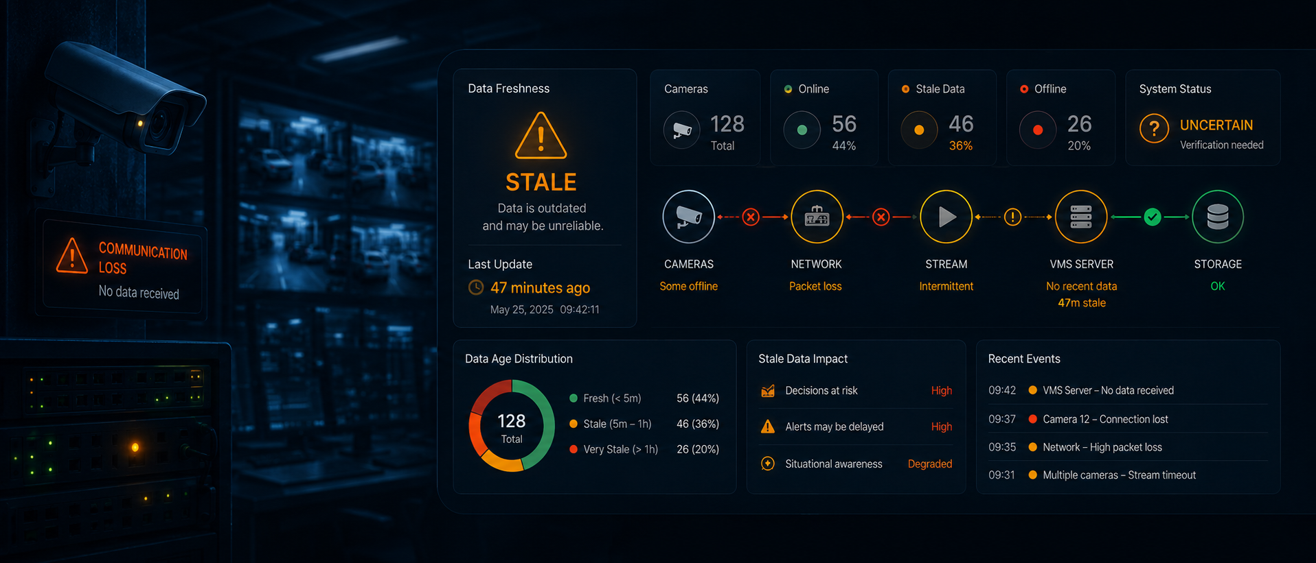 Stale Data Must Not Look Healthy